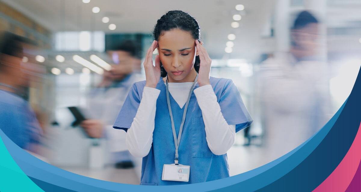 A nurse suffering from Burnout